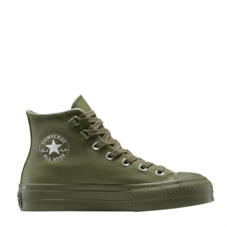 Converse Chuck Taylor All Star Lift Leather High Top-Utility Converse Chuck Taylor All Star Lift Leather High Top-Utility