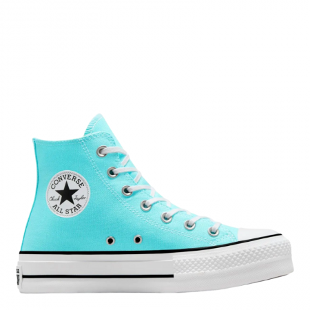 Chuck Taylor All Star Lift Platform in Triple Cyan/White/Black