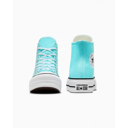 Chuck Taylor All Star Lift Platform in Triple Cyan/White/Black