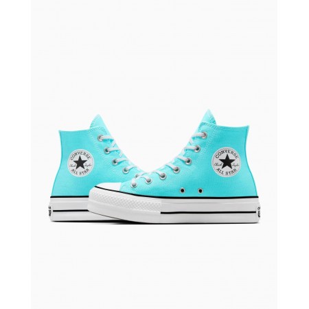 Chuck Taylor All Star Lift Platform in Triple Cyan/White/Black