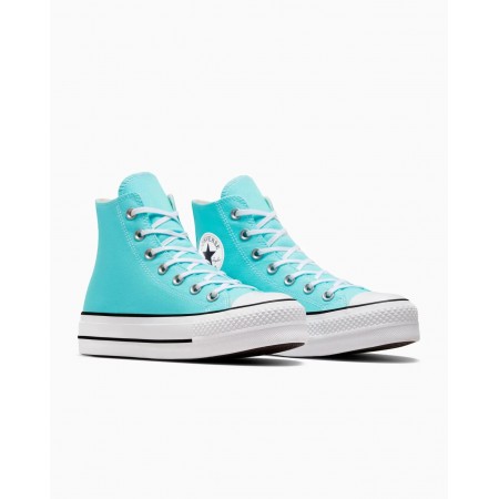 Chuck Taylor All Star Lift Platform in Triple Cyan/White/Black