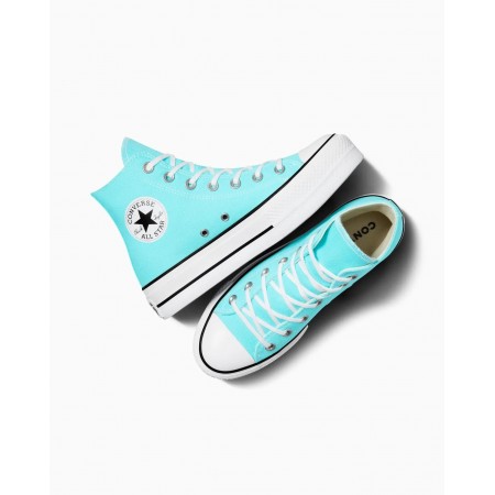 Chuck Taylor All Star Lift Platform in Triple Cyan/White/Black