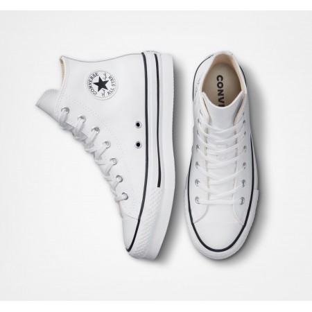 Chuck Taylor All Star EVA Lift Leather Platform-WHITE/NATURAL IVORY/BLACK