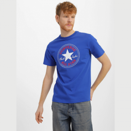 Converse Go-To All Star Patch Standard Fit T-Shirt-CONVERSE BLUE