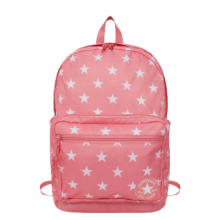 GO 2 Patterened Backpack-Lawn flamingo/white stars