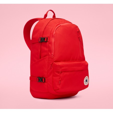 Straight Edge Backpack-Piros