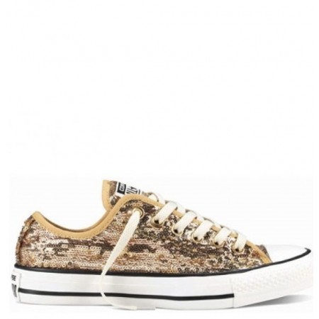 Chuck Taylor All Star OX Sequin Gold