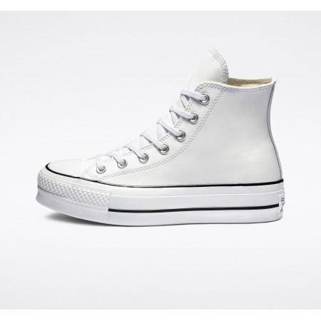 Chuck Taylor All Star Lift Platform Leather-White